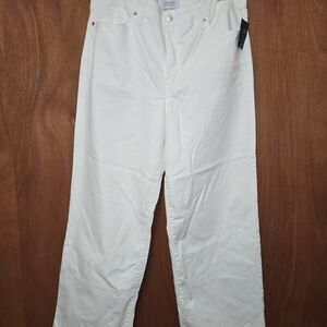 Women's Crown & IVY White Jeans Size 16